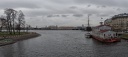 Вид с Кронверкского моста на стрелку Васильевского острова