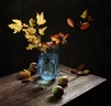 Осень в голубой вазе