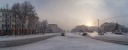 Морозное утро в Кемерово